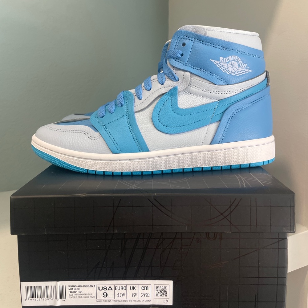 Jordan Nike Air Jordan 1 High MM
Basketball Sneaker Shoes New NWT NIB Blue - Picture 8 of 14